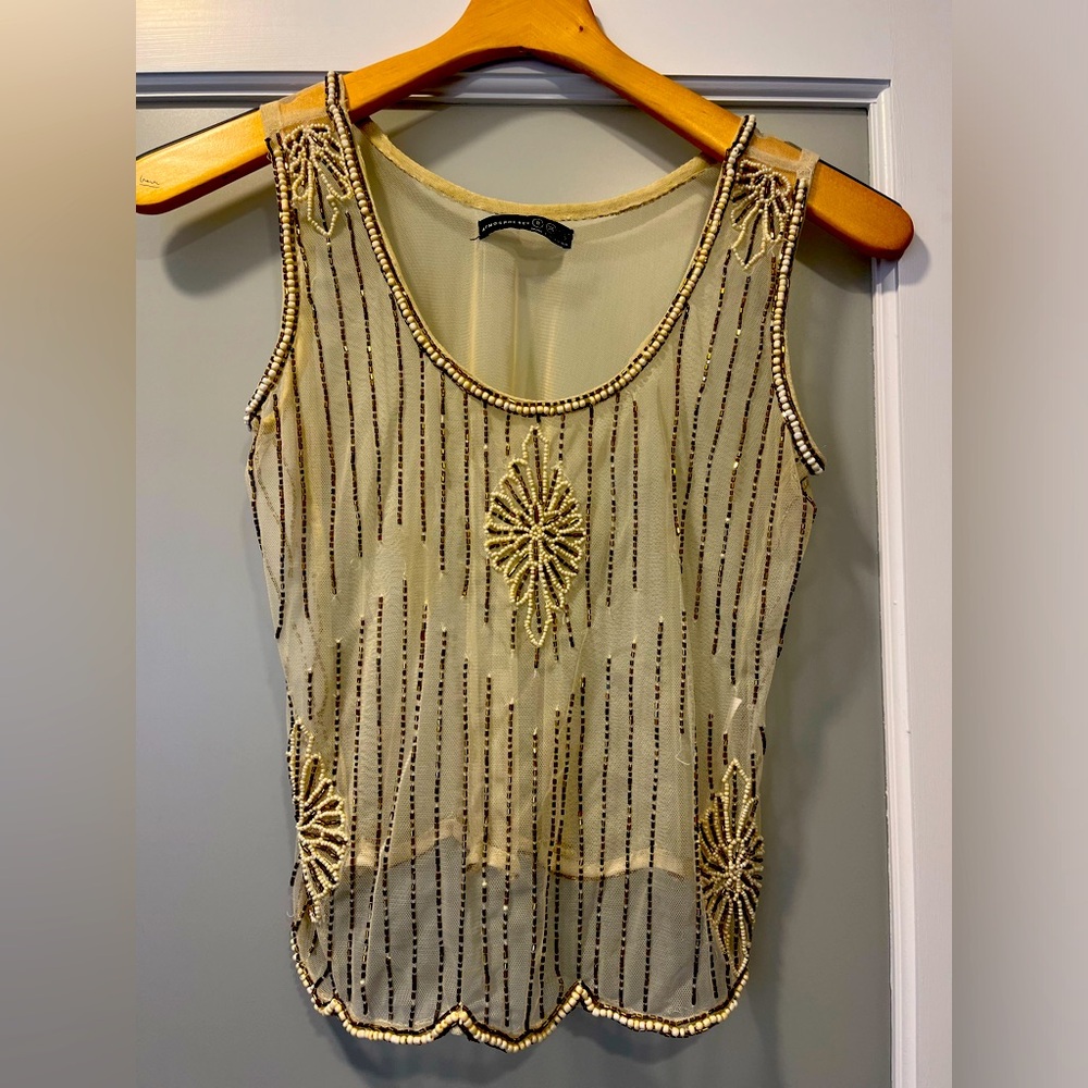 Atmosphere sheer sequined top UK size 8